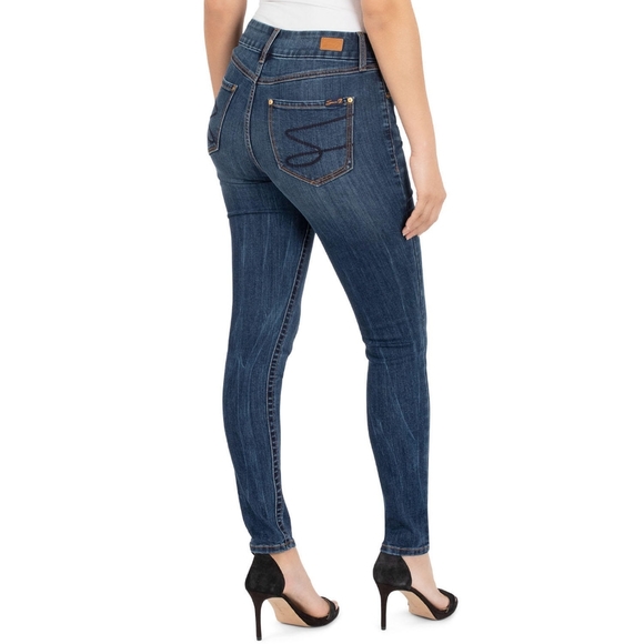 NWT Seven7 Ladies Size 4 & 8 High Rise Tummyless Friday Skinny Jeans - Picture 3 of 7